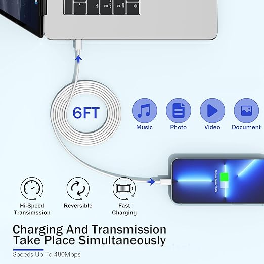 Vagavo 【Apple MFi Certified】Fast Charger iPhone,Fast i Phone Charging - image 5