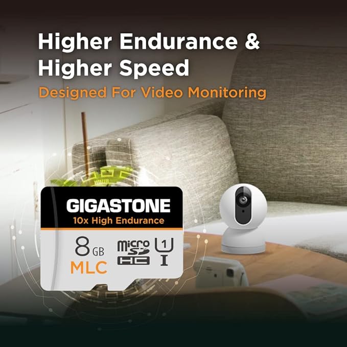 [10x High Endurance] GIGASTONE Industrial 8GB MLC Micro SD Card 2-Pack - image 6