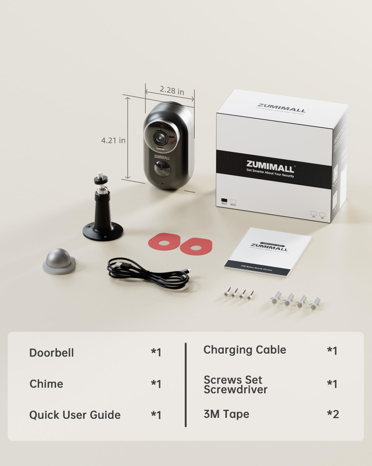 ZUMIMALL 2K Security Cameras Wireless Outdoor, Magnetic Mount - image 8