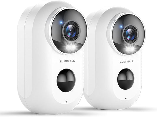 ZUMIMALL Security Cameras Wireless Outdoor, 2 Packs - Everyday Use - image 1