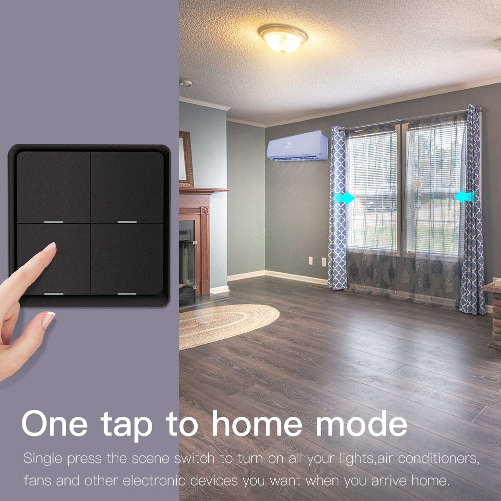 MOES ZigBee Wireless Remote Control Smart Switch Wall Panel - Everyday Use - image 5