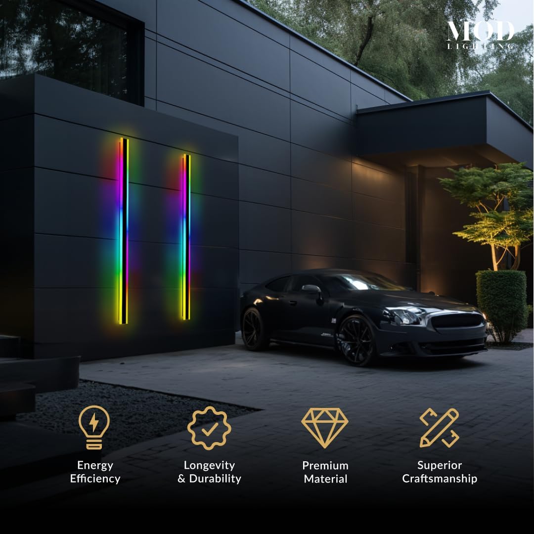 MOD LIGHTING 𝗠𝗢𝗗 𝗟𝗜𝗚𝗛𝗧𝗜𝗡𝗚 Haylen RGB Waterproof Outdoor Wall Lights - image 2