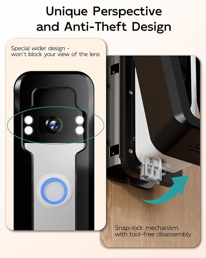 ZUMIMALL Adjustable Angle Video Doorbell Mount - Everyday Use - image 6