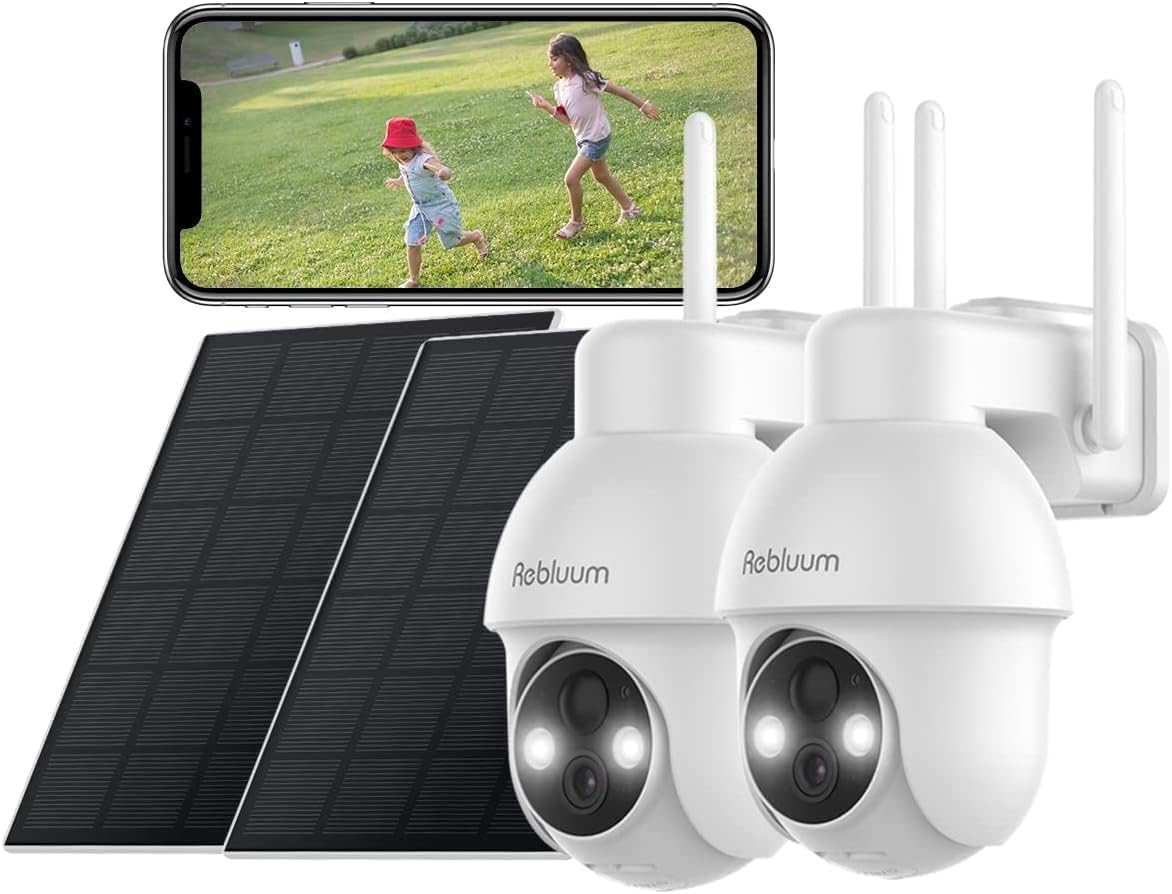 Rebluum 【2K】 Solar Security Cameras Outdoor Wireless - Everyday Use - image 1