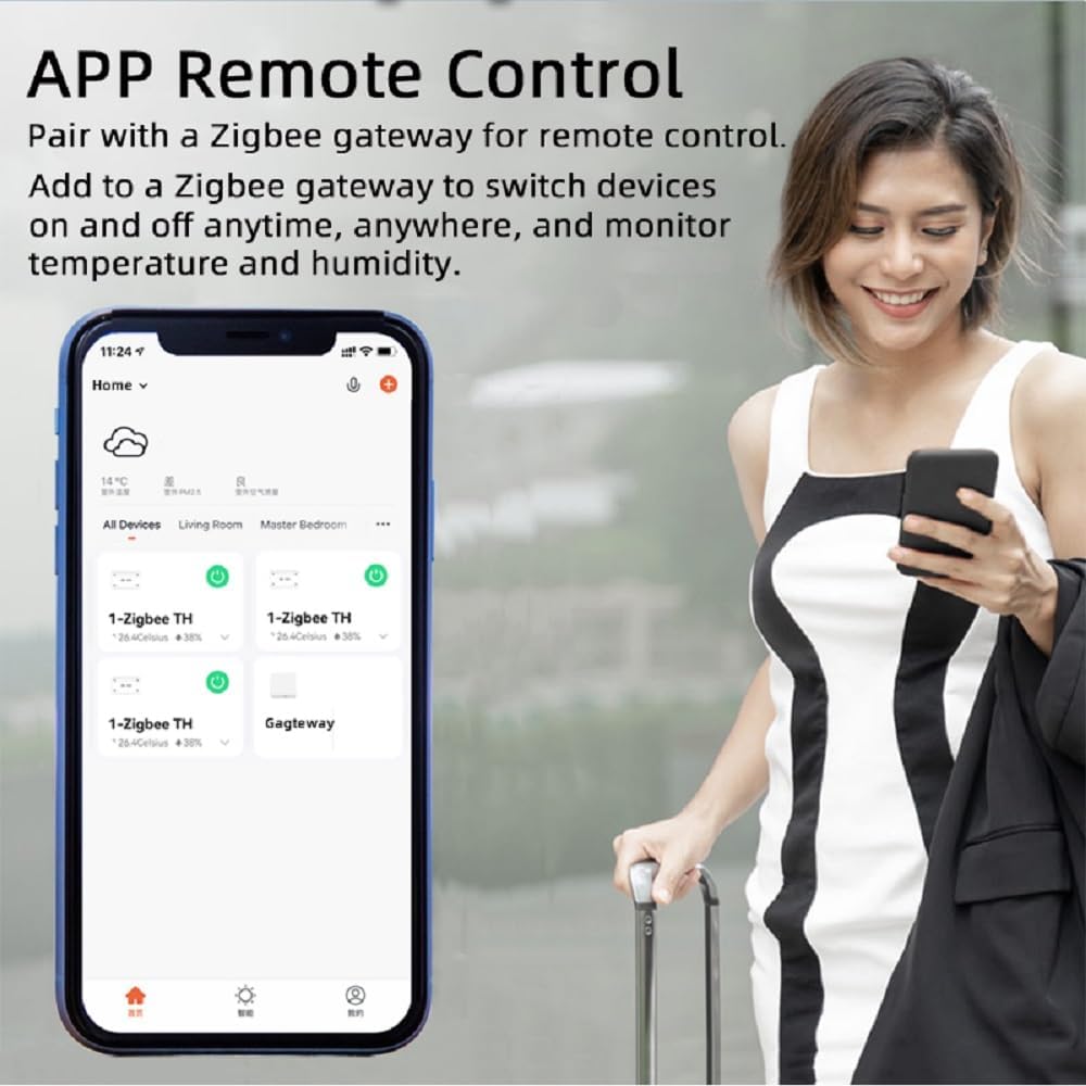 MHCOZY Zigbee Temperature Sensor Controller with Waterproof Probe,Tuya - image 3