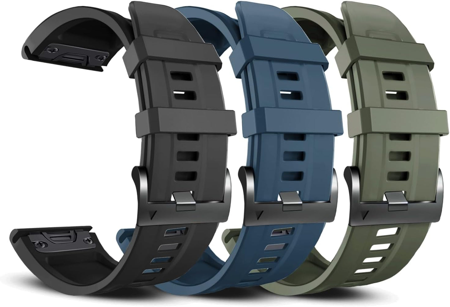ZPJPPLX 22mm Quick-Fit Silicone Band Compatible with Garmin Fenix 8 - image 6