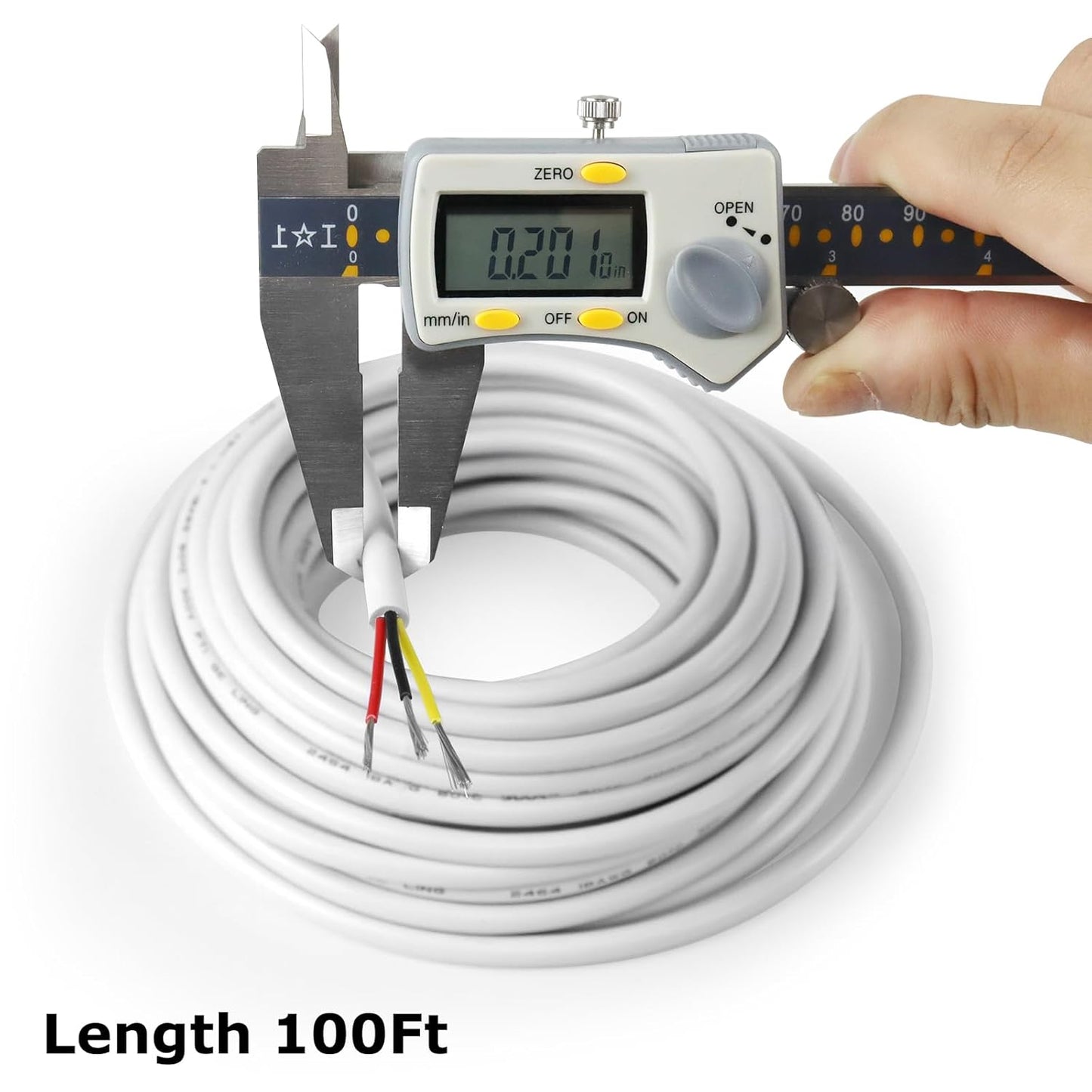 YOEPLAVSE 100FT 20 Gauge 3 Conductor Electrical Wire - Everyday Use - image 6