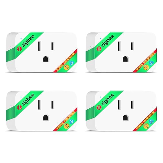 NOUS ZigBee Smart Plug 15A, Energy Monitoring, Compatible with Alexa - image 1
