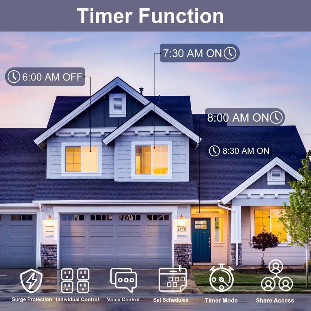XENON ZigBee Smart Plug Power Strip - image 6