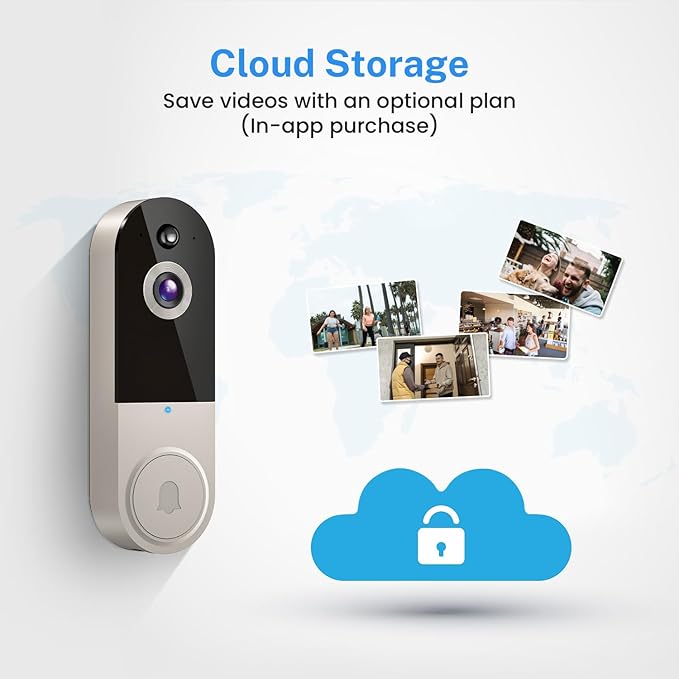 HopeFlex 1080P Smart Wireless Video Doorbell Camera, AI Human - image 7