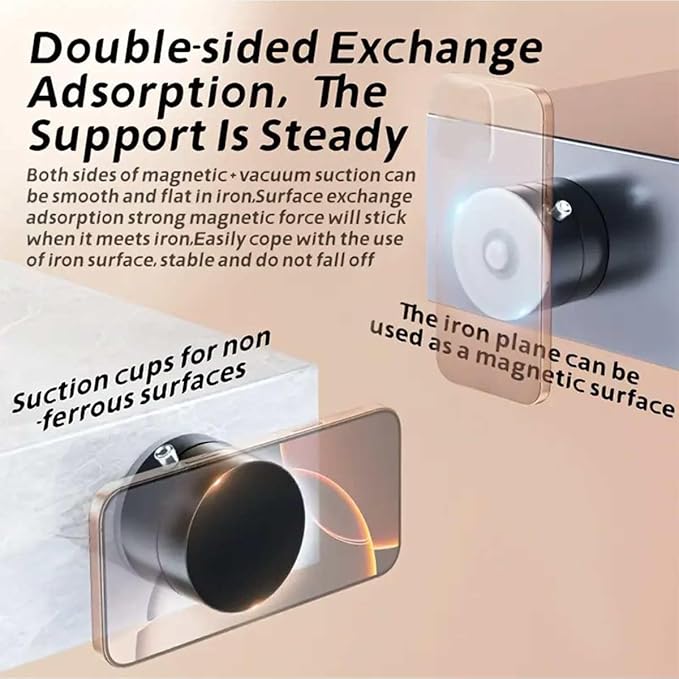 Oudvaker Foldable Magnetic Vacuum Phone Holder - Everyday Use - image 5