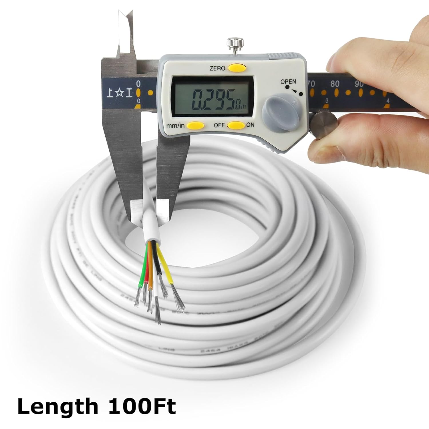 YOEPLAVSE 100FT 18 Gauge 6 Conductor Electrical Wire - Everyday Use - image 6