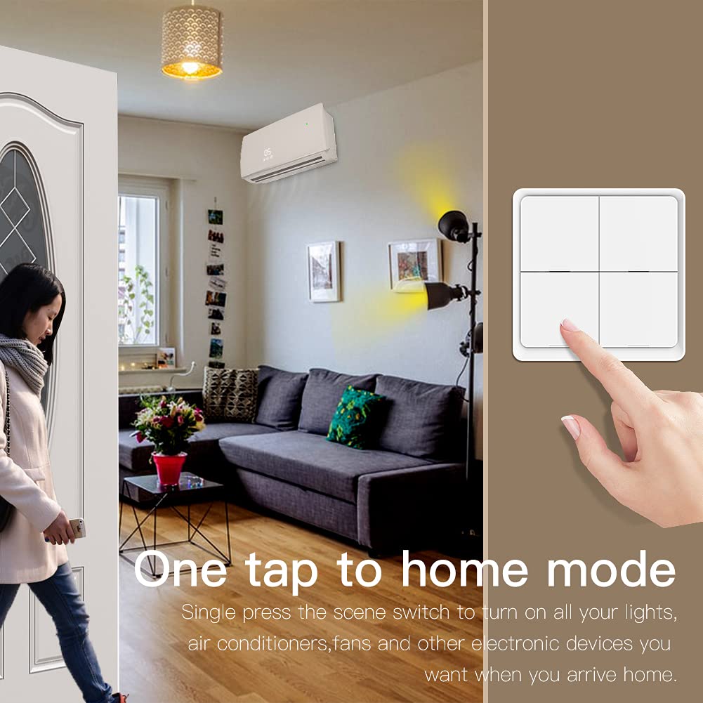 MOES ZigBee Wireless Remote Control Smart Switch Wall Panel - Everyday Use - image 5