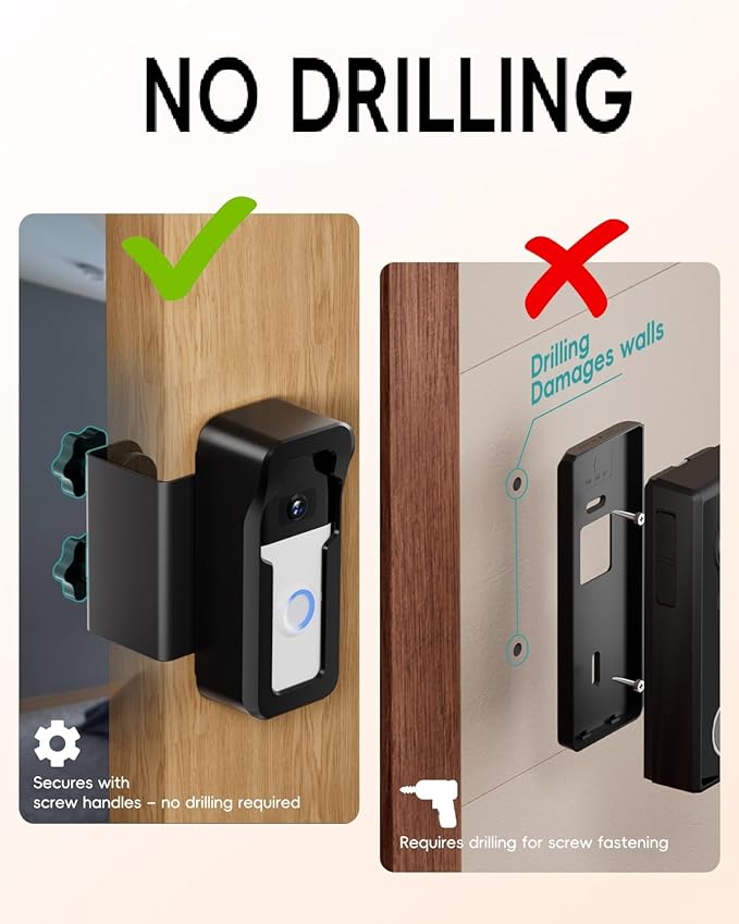 ZUMIMALL Anti-Theft Video Doorbell Mount - Comfort & Support - image 3