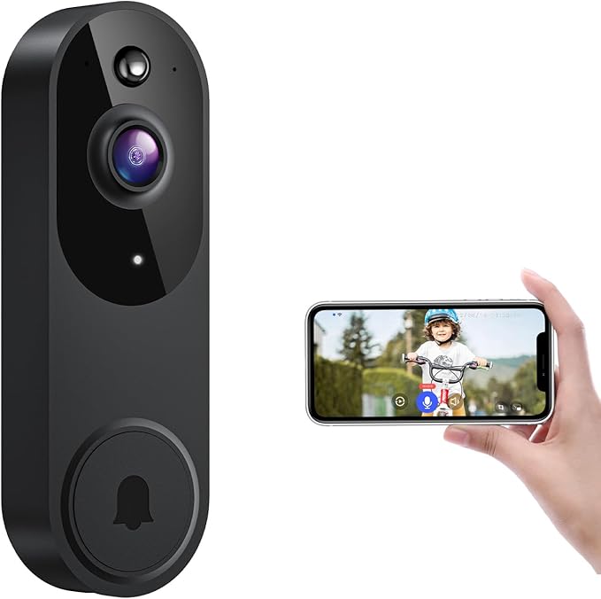 ModeJump 1080P Smart Wireless Video Doorbell Camera, Night Vision - image 1