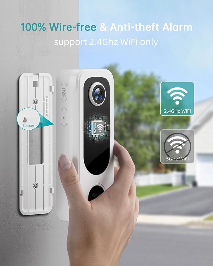 ZUMIMALL Doorbell Camera Wireless - 2K Video Doorbell Wireless - image 4