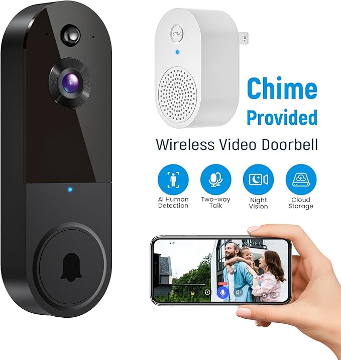 BoldHero 1080p Video Doorbell Camera Wireless - Everyday Use - image 2