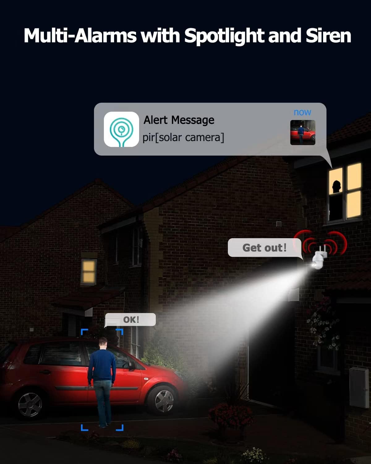 Rebluum 【2K】 Solar Security Cameras Outdoor Wireless - Everyday Use - image 5