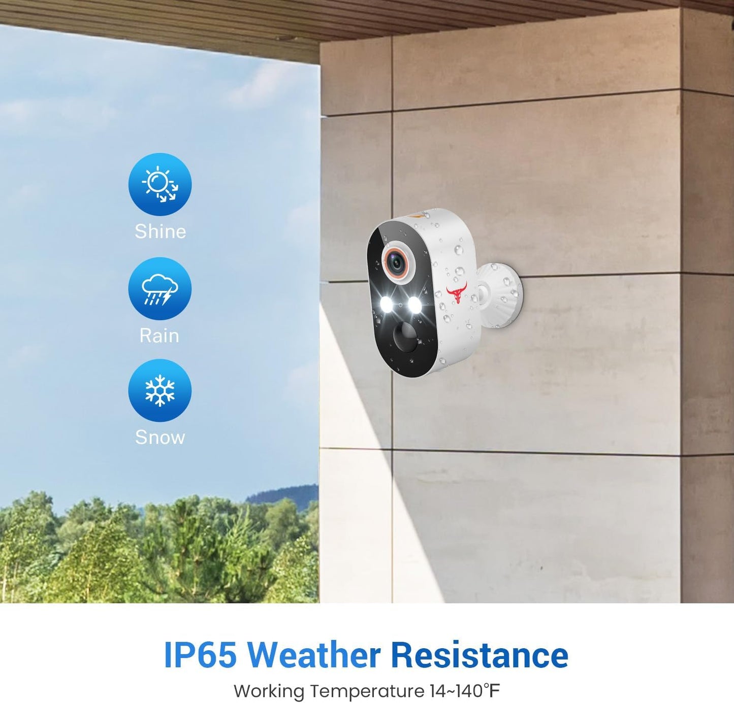 HubFlashy 1080P Outdoor Security Camera Wireless with 2-Way Talk - image 7