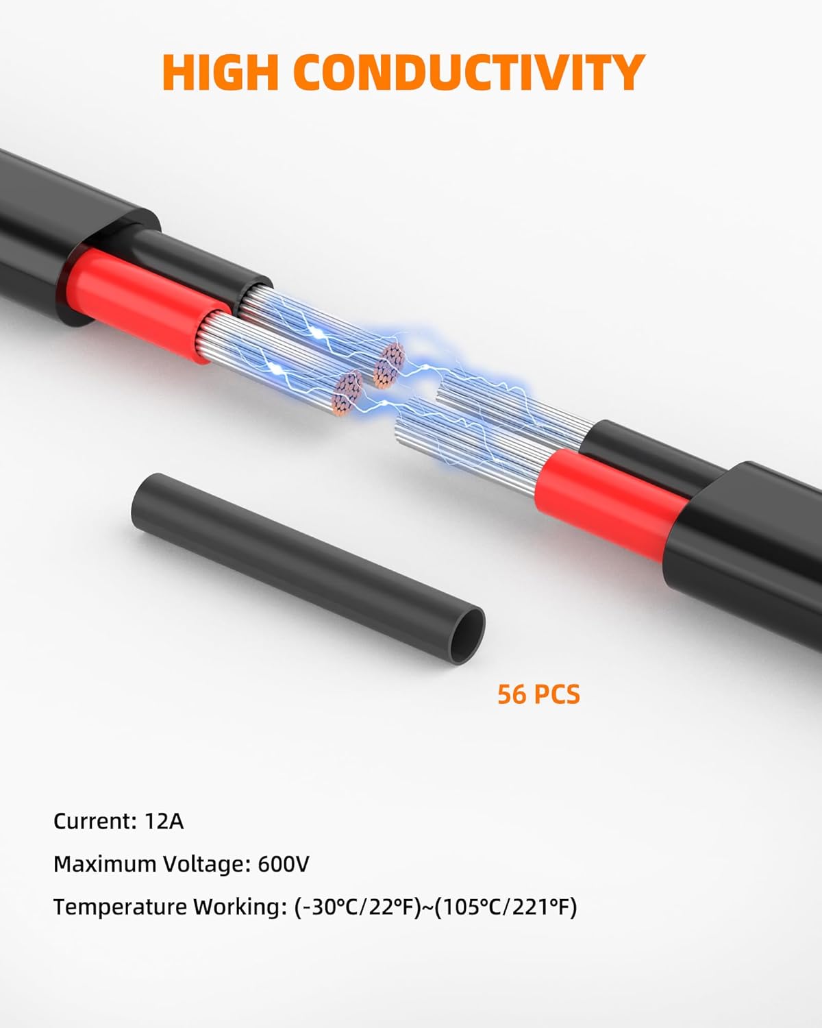 CONEPY 12 Gauge Wire, 12 AWG 2 Conductor Electrical Wire - Easy to Use - image 3