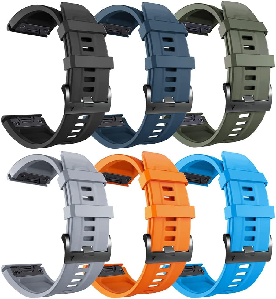 ZPJPPLX 22mm Quick-Fit Silicone Band Compatible with Garmin Fenix 8 - image 6