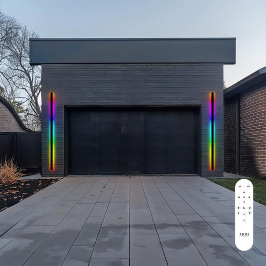 MOD LIGHTING 𝗠𝗢𝗗 𝗟𝗜𝗚𝗛𝗧𝗜𝗡𝗚 Haylen RGB Waterproof Outdoor Wall Lights - image 1