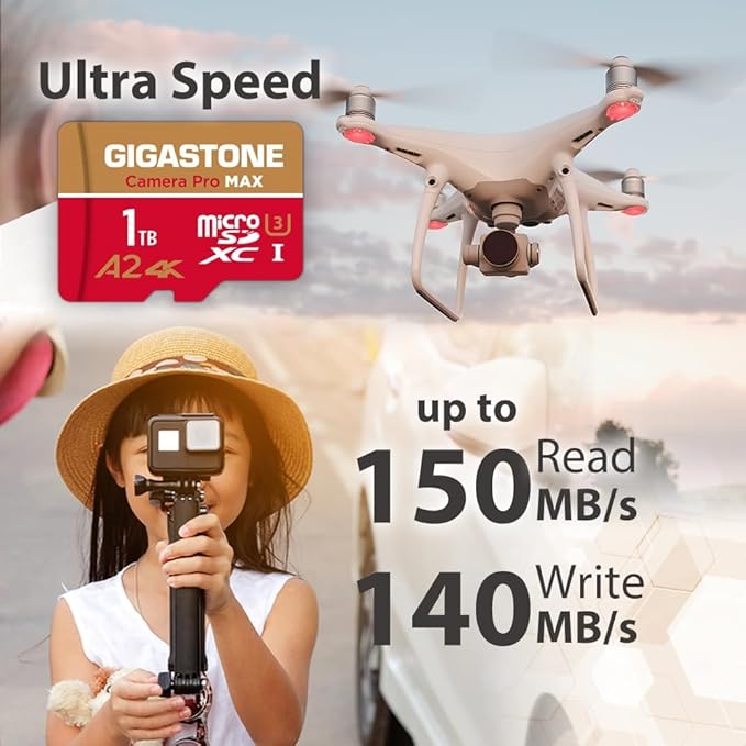 [5-Yrs Free Data Recovery] GIGASTONE 1TB Micro SD Card with USB 3.2 - image 3