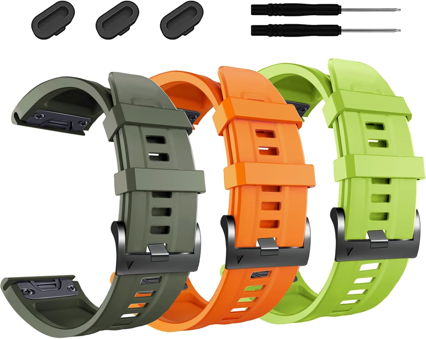 ZPJPPLX 26mm Compatible with Garmin Fenix 8 AMOLED 51mm/7X Pro/6X - image 1