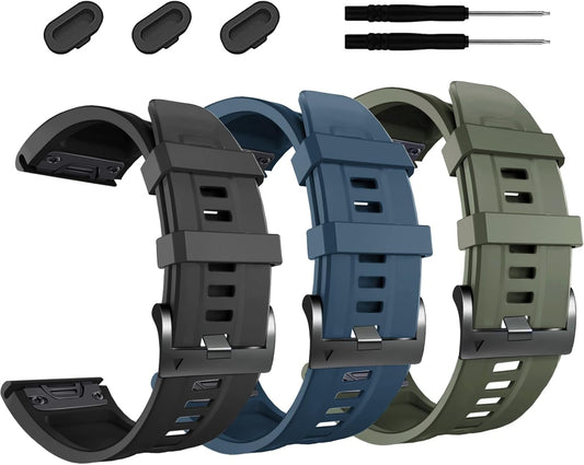 ZPJPPLX 26mm Compatible with Garmin Fenix 8 AMOLED 51mm/7X Pro/6X - image 1