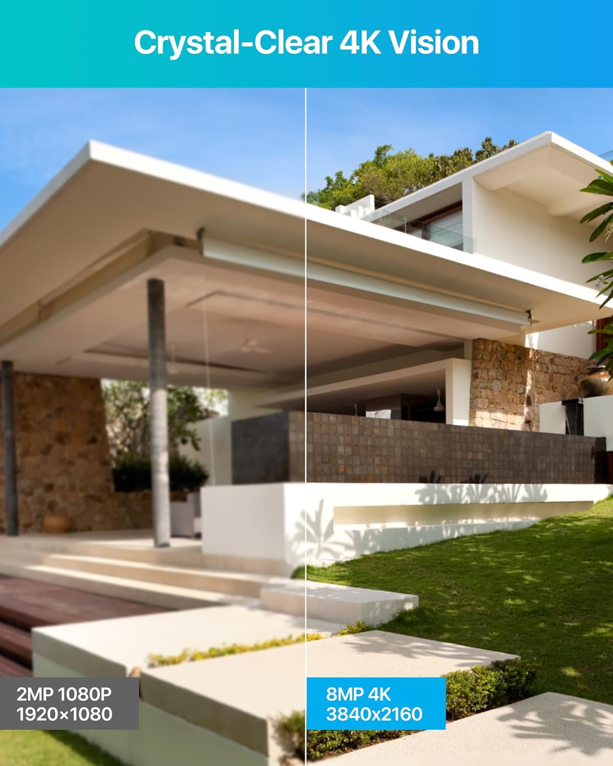 ZOSI 16CH 4K PoE Security Camera System with 4TB HDD,8pcs 8MP 4K PoE - image 2