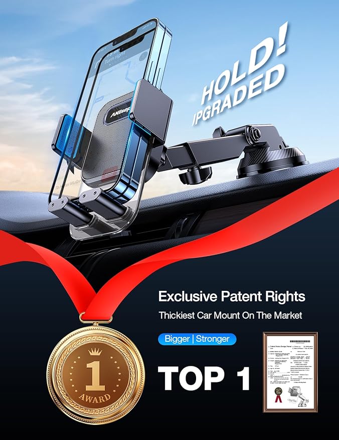 AKESEPE [Thick Cases Friendly [85+LBS Strongest Suction] Phone Holders - image 2