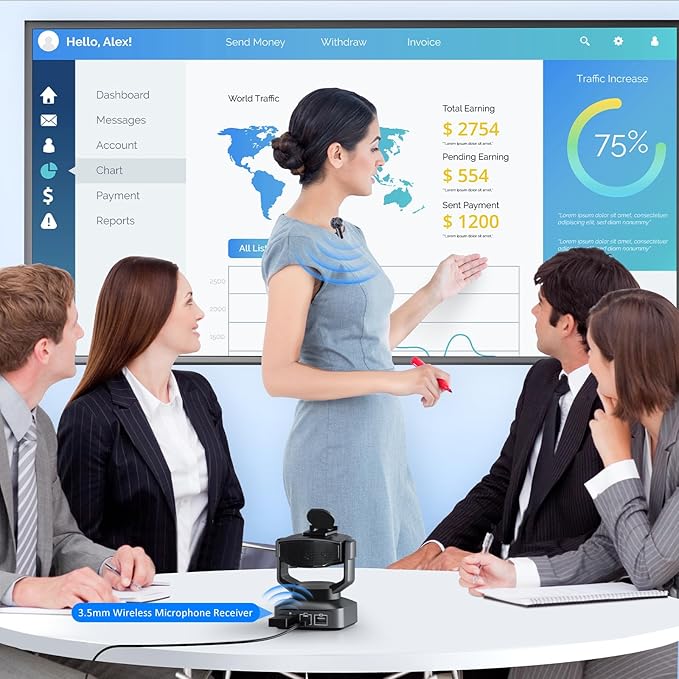 Zoom Certified, NexiGo N990 (Gen 2) 4K PTZ Webcam - Everyday Use - image 6