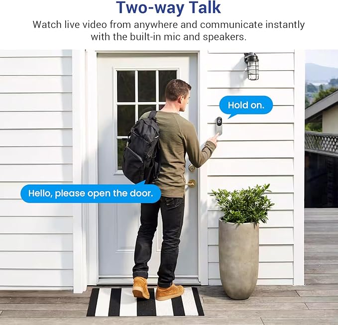 SwagBuzz 1080p Wireless Video Doorbell Camera with Night Vision - image 4