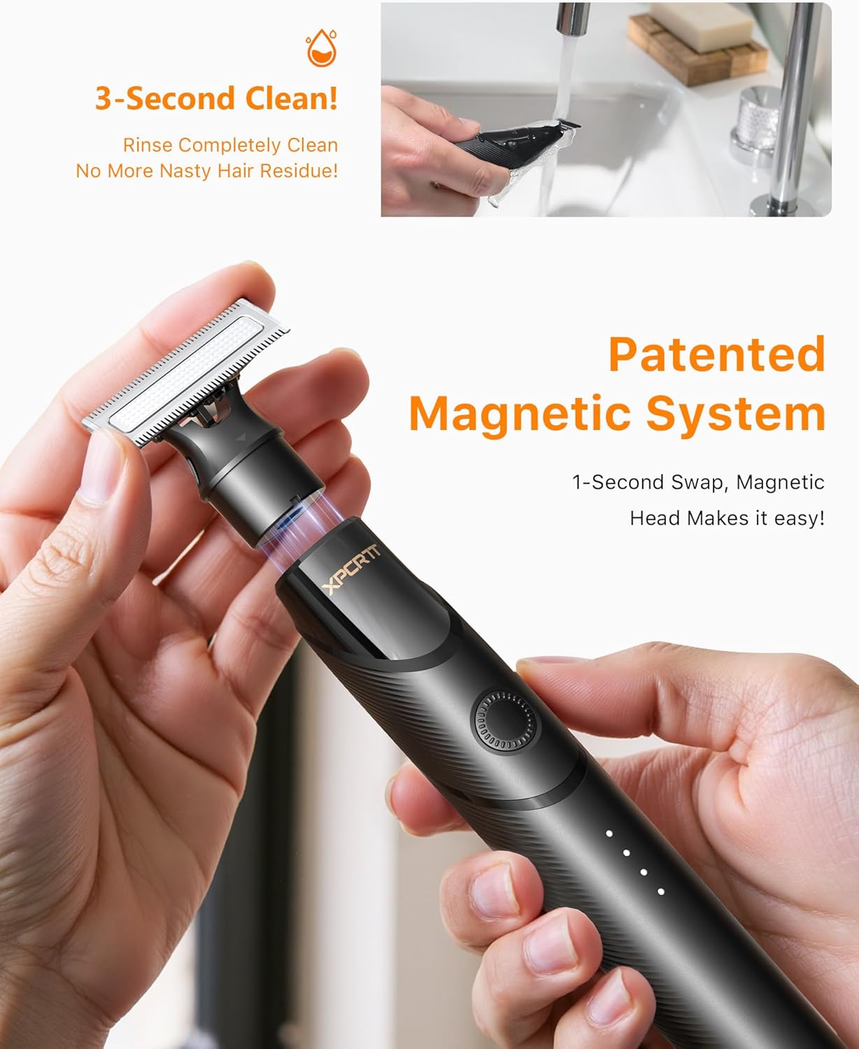 Trimcoo [2025 Upgraded] Beard & Nose Hair Trimmer Kit - Everyday Use - image 5