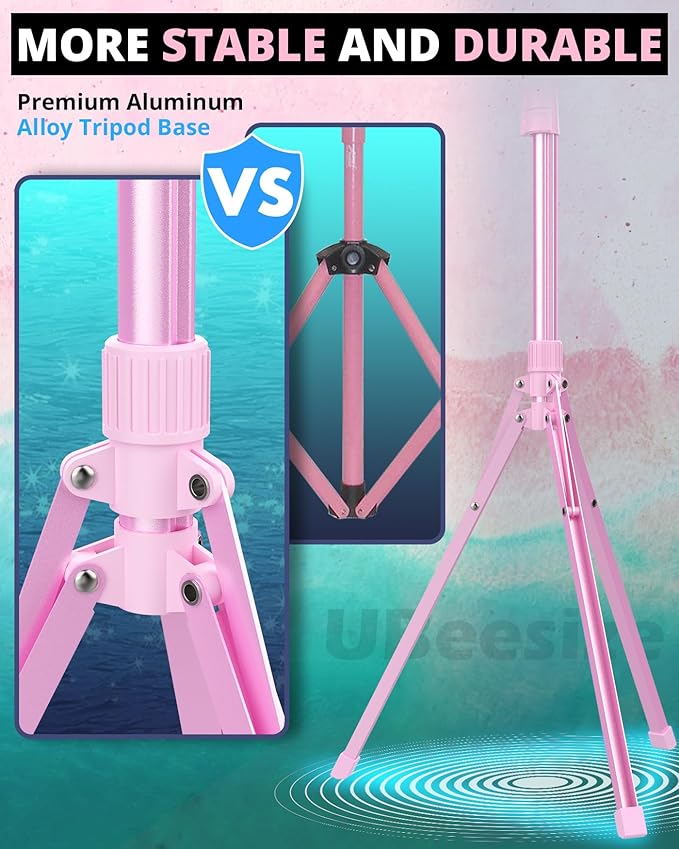 UBeesize Upgraded 12'' Ring Light with 62'' Tripod Stand and Magnetic - image 5