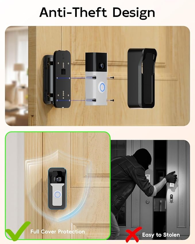 ZUMIMALL Adjustable Angle Video Doorbell Mount - Everyday Use - image 4