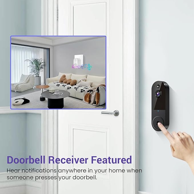 BoilNano 1080P Video Doorbell Camera Wireless with Doorbell Receiver - image 4