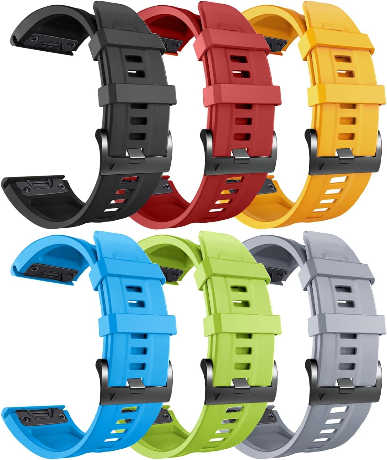 ZPJPPLX 22mm Quick-Fit Silicone Band Compatible with Garmin Fenix 8 - image 6