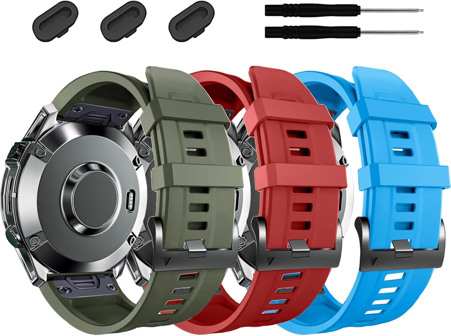 ZPJPPLX 26mm Compatible with Garmin Fenix 8 AMOLED 51mm/7X Pro/6X - image 7