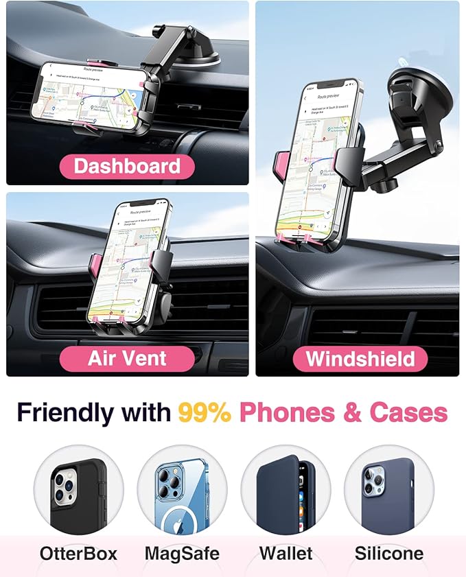 VANMASS 2025【Strongest Suction & Military-Grade】 Car Phone Mount - image 4