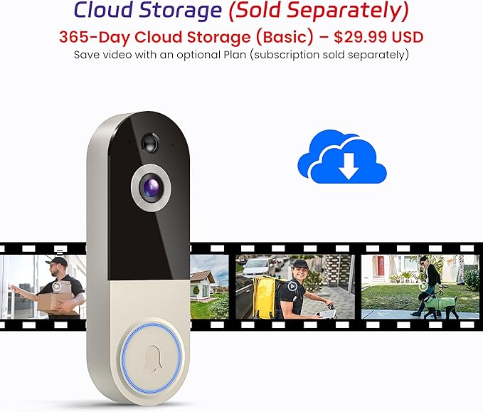 LensGlit 1080p Wireless Video Doorbell Camera with AI Human Detection - image 6