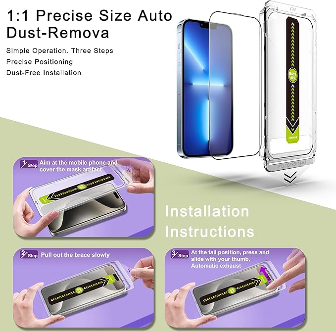 SY SHANGYAN [2-Pack Ultra HD Clear Screen Protector for iPhone - image 3