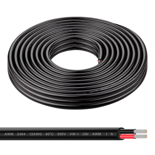 Geosiry 12 Gauge Wire, 30FT Flexible Stranded Tinned Coppe Cable - image 1