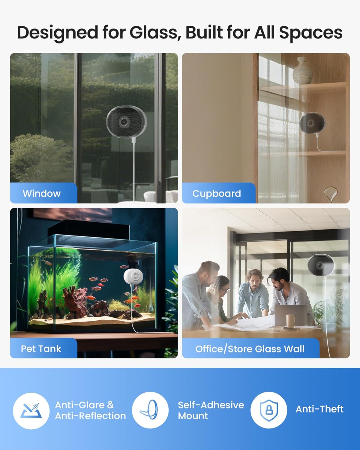 ZOSI 4 x C680 2K Window Security Camera with Full Color Night Vision - image 2