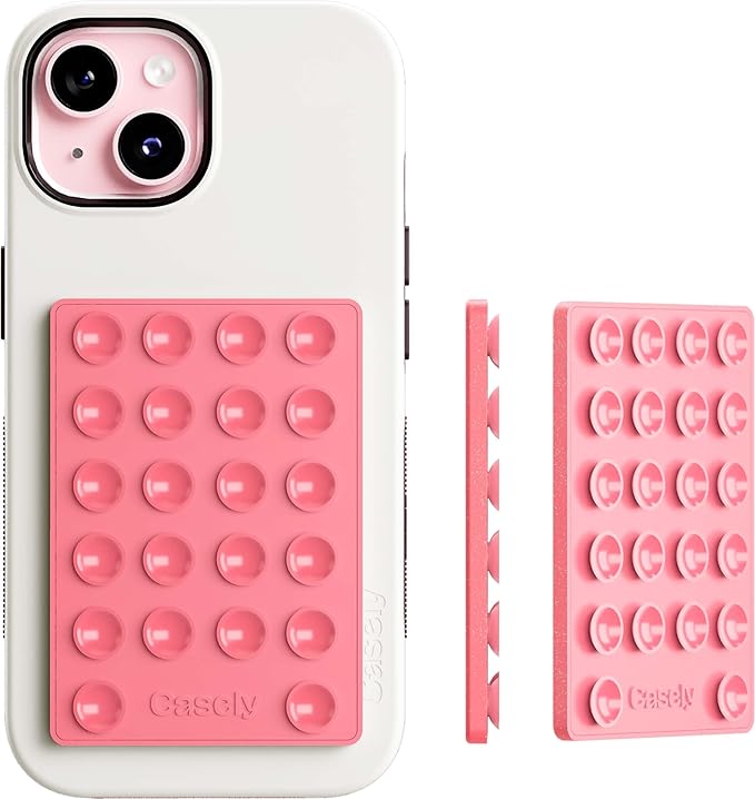 Casely Grippy Starfish Wishes Pink Glitter MagSafe Compatible Cell - image 3