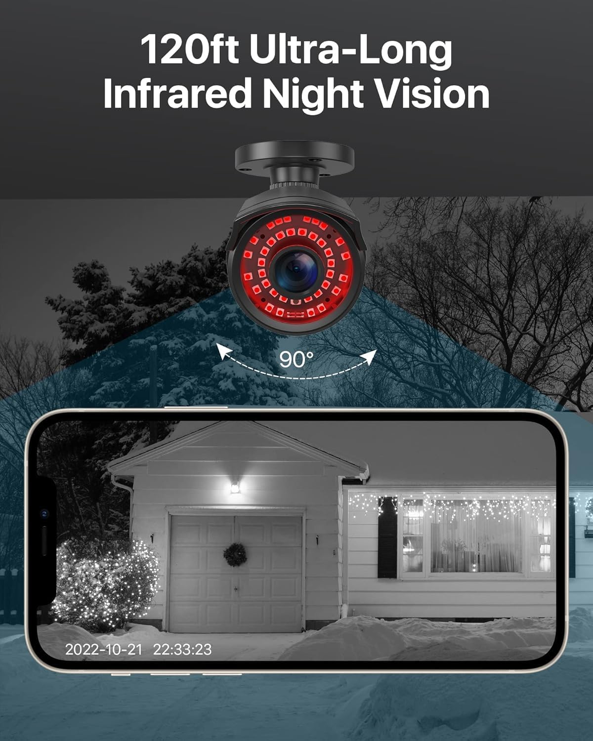 ZOSI 1080P 1920TVL Security Camera Outdoor Indoor,Hybrid 4-in-1 - image 2