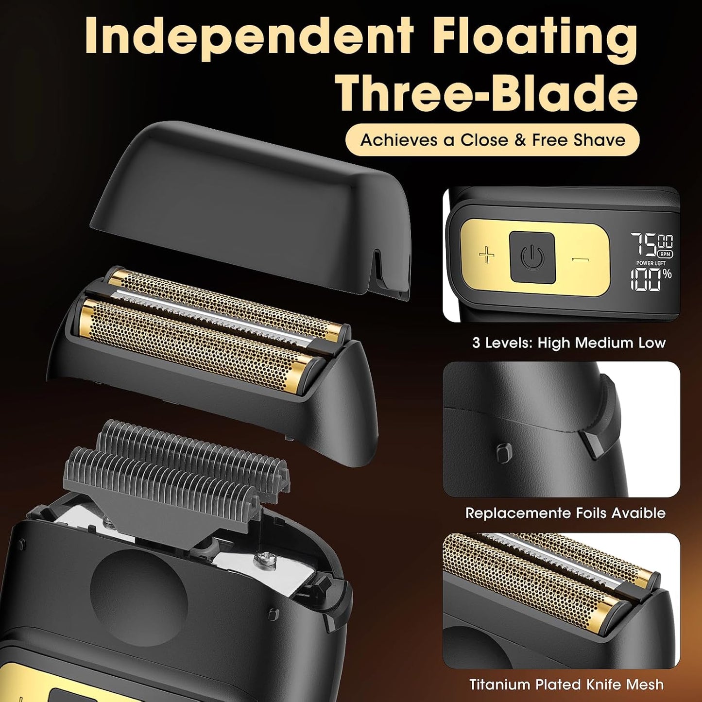 Zesuti Zeuti Hair Clippers,Mens Beard Trimmer,Electric Razor - image 4