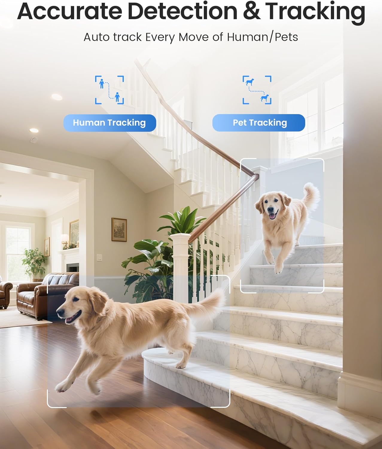 ZOSI 4K Indoor Security Camera, C518 WiFi Pan/Tilt Pet/Dog/Baby - image 8