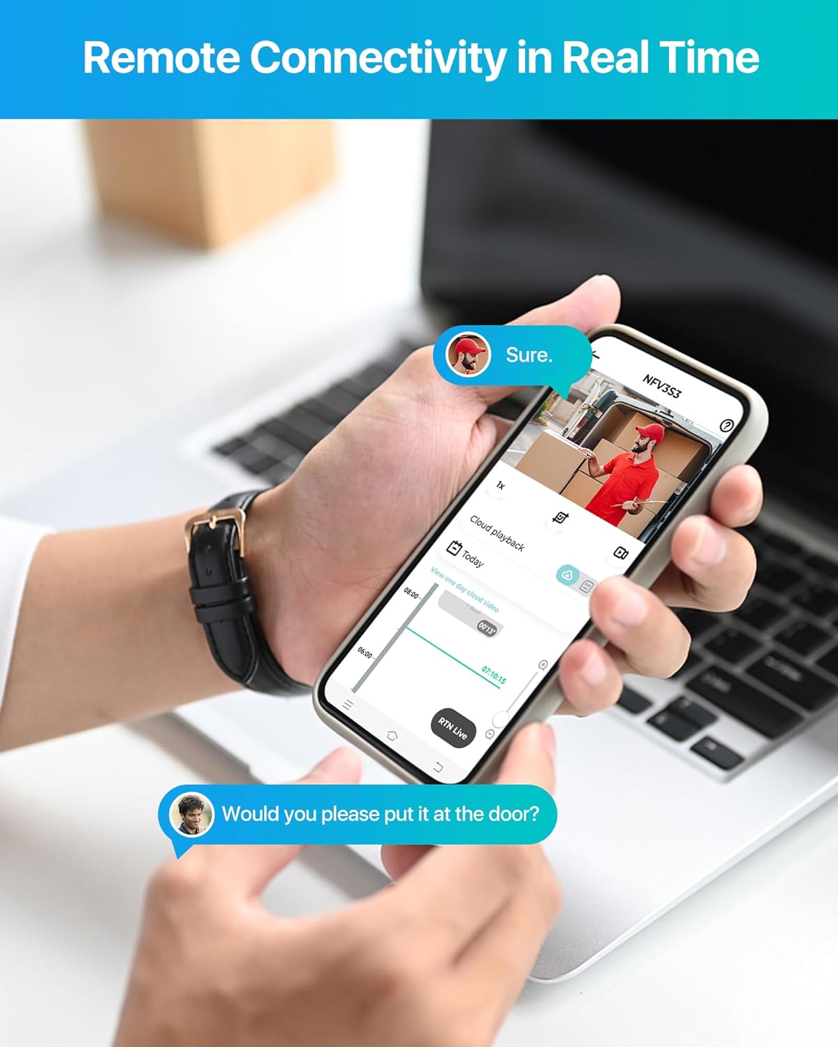 ZOSI Outdoor Security Camera,4MP Plug-in WiFi Cam with Spotlight Sound - image 5