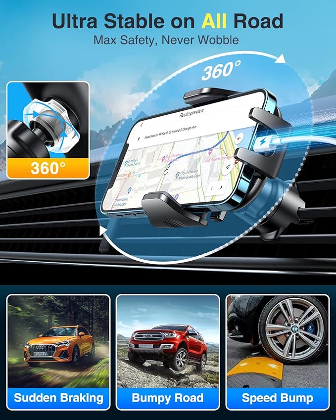 [2025 True Military-Grade] Car Phone Holder VANMASS [Upgraded - image 8